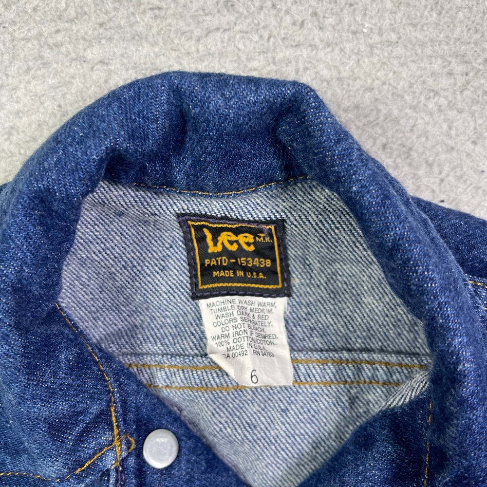 Kids‎ vintage 90s Lee jean jacket - Picture 4 of 5